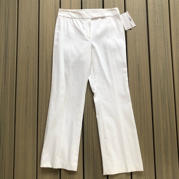 Alex Marie Pants - NWT Alex Marie White Wide Leg Pants Size 8